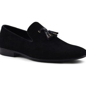 Black Suede Loafer - ALDO Croham Tassel Loafer (Men)